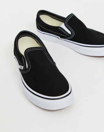 Vans Classic Slip-On Crne - Ženske Tenisice | 25431LPNW